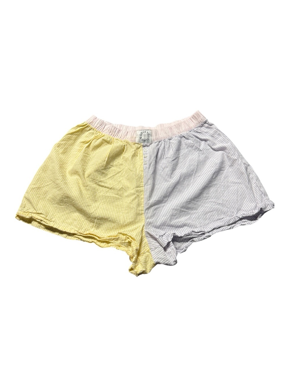 Love to Lounge by Primark Colorblock Seersucker Sleep Shorts Women’s M